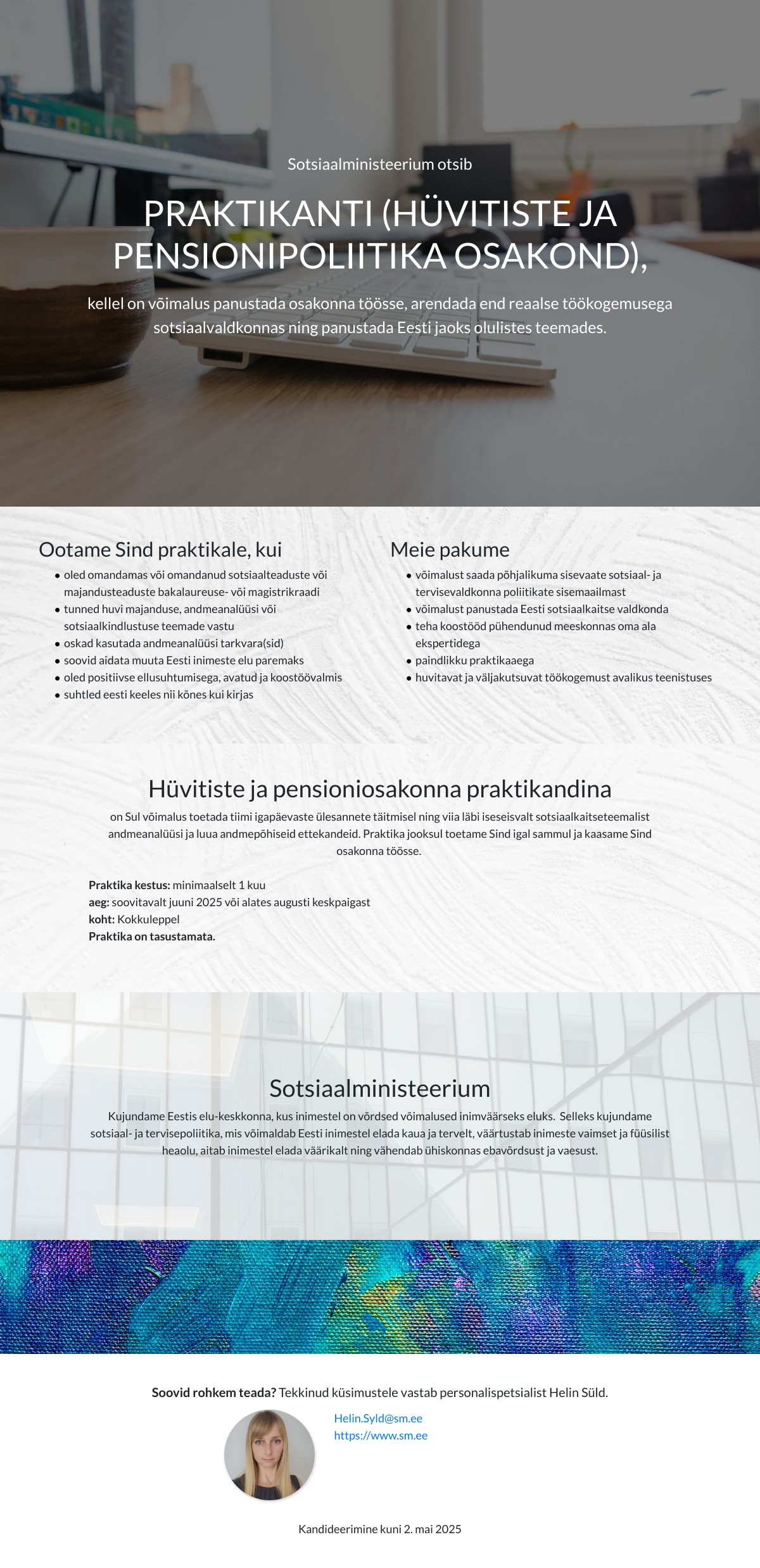 Praktika kuulutus